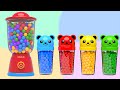 Suprise Color balls Learn Sing A Song! | Are You Sleeping música colorida  Infantil Nursery Rhymes