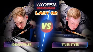 JOSHUA FILLER VS  TYLER STYER | 2025 UK OPEN POOL CHAMPIONSHIP #billiards #9ballpool #highlights