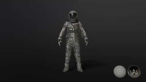 Turntable Mercury Navy Mark IV space suit