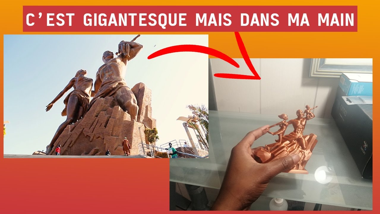 Monument de la renaissance Africaine - Afrique en Miniature #2