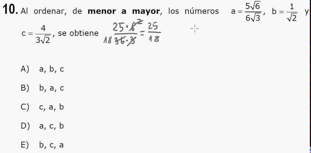 Ejercicio PSU MAT. Números Irracionales - YouTube