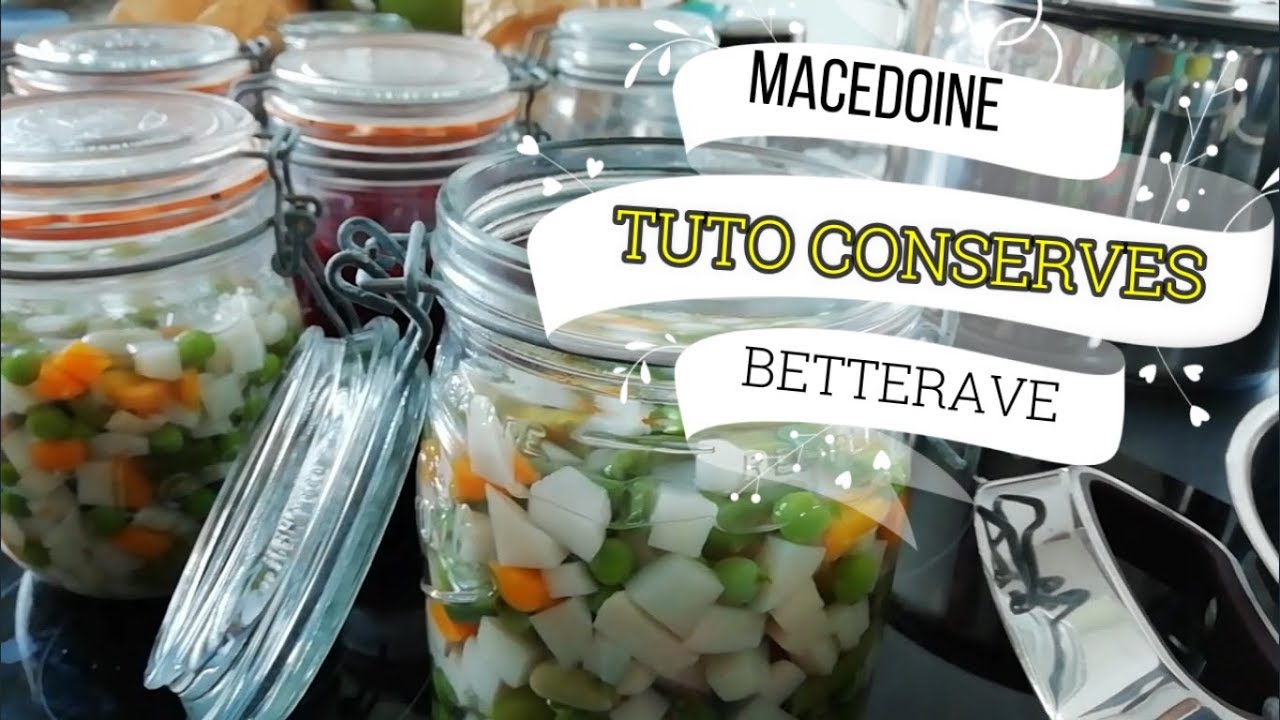 Bocaux de légumes du potager : stériliser vos conserves - YouTube