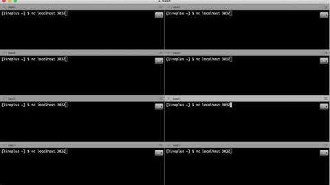 Tcp Echo Server  -Testing NonBlockingServer