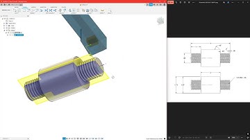 Fusion 360 from drawing to CNC lathe part 2