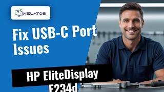 USB-C port issues on HP EliteDisplay E234d Here's how we fix it 🔧
