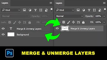 How to Merge and Unmerge Layers in Photoshop