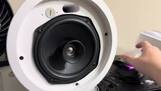 JBL Control 26CT Playing “Never Let Her” by OTE