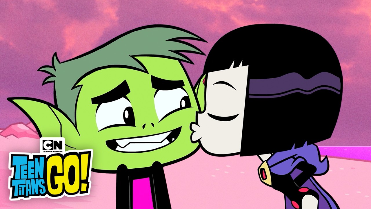Beast Boy and Raven: Love Built Over Time 💚💜 Teen Titans Go! | Cartoon Network