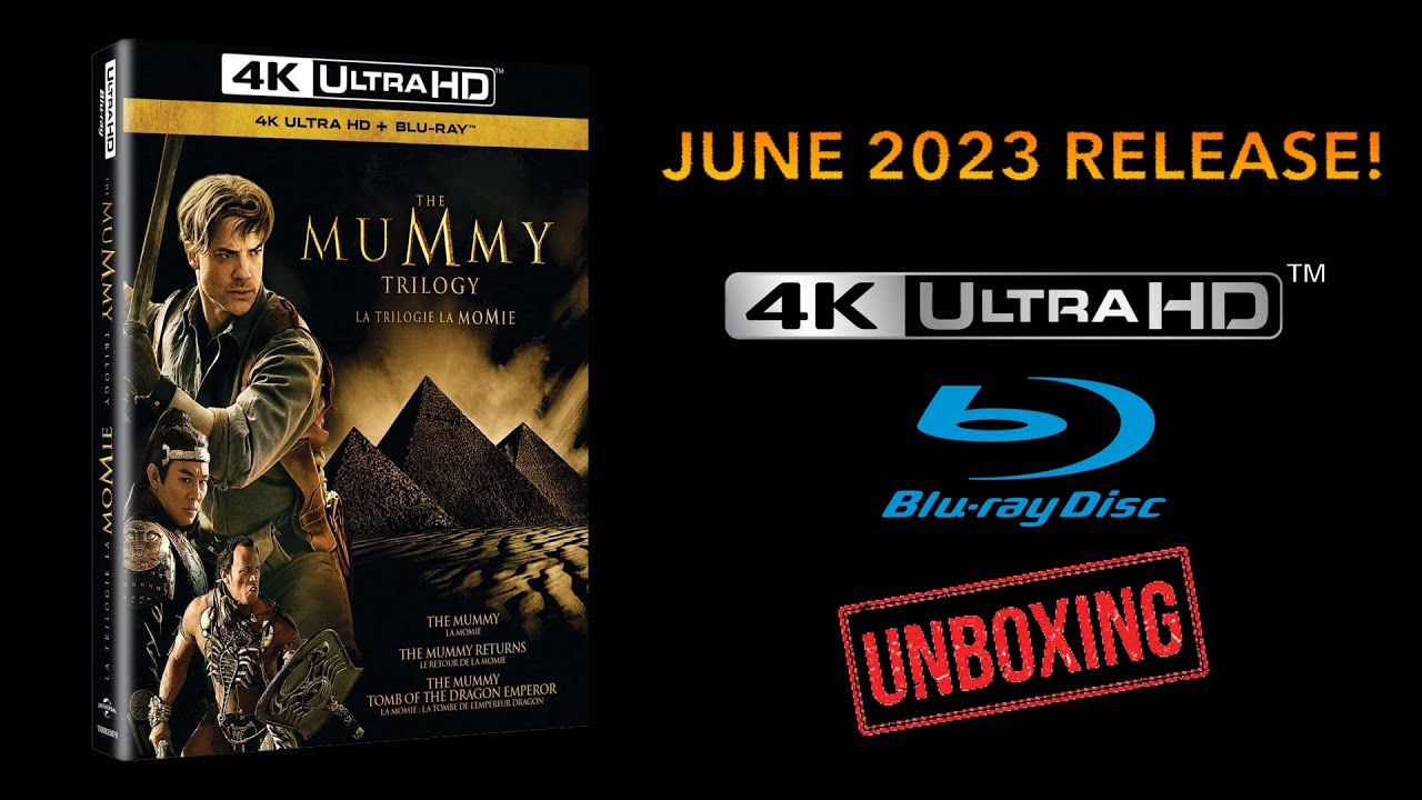 The Mummy Trilogy 4K Ultra HD + Blu-ray | Unboxing | No Commentary
