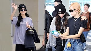 (JENNIE,JISOO,ROSÉ) BLACKPINK (블랙핑크) Arrival 제니,지수,로제 입국 | 인천공항 • 230704