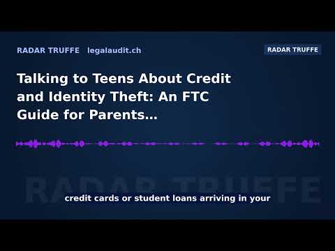 Talking to Teens About Credit and Identity Theft: An FTC Guide for Parents
