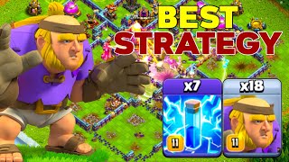 GIANT THROWER TH16 Legend League Attacks! Clash with Haaland Event!