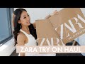 HUGE ZARA HAUL | Unboxing & Try on | Zara Basics July 2020