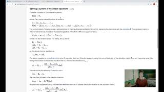 Broyden's Method Part 1