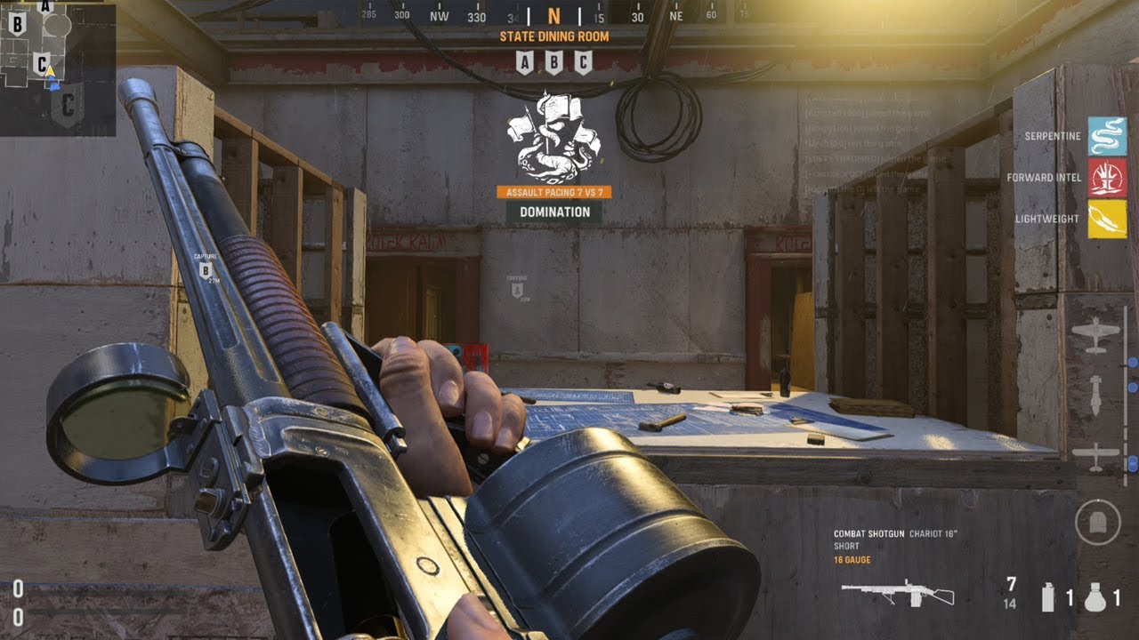 Call Of Duty Vanguard Combat Shotgun Gameplay on Das Haus map  (No Commentary)