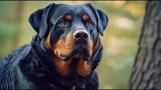 Rottweiler Show Dogs Behind the Scenes of Competition