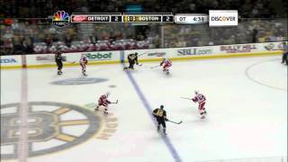Jonathan Ericsson hits Nathan Horton