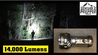 Olight Marauder 2 Flashlight 14,000 Lumens of Light!