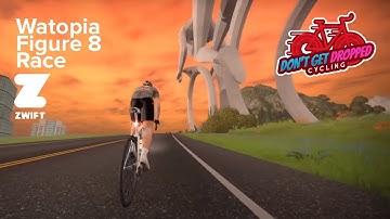 Late Night Watopia Figure 8 Racing Action! // Zwift Race