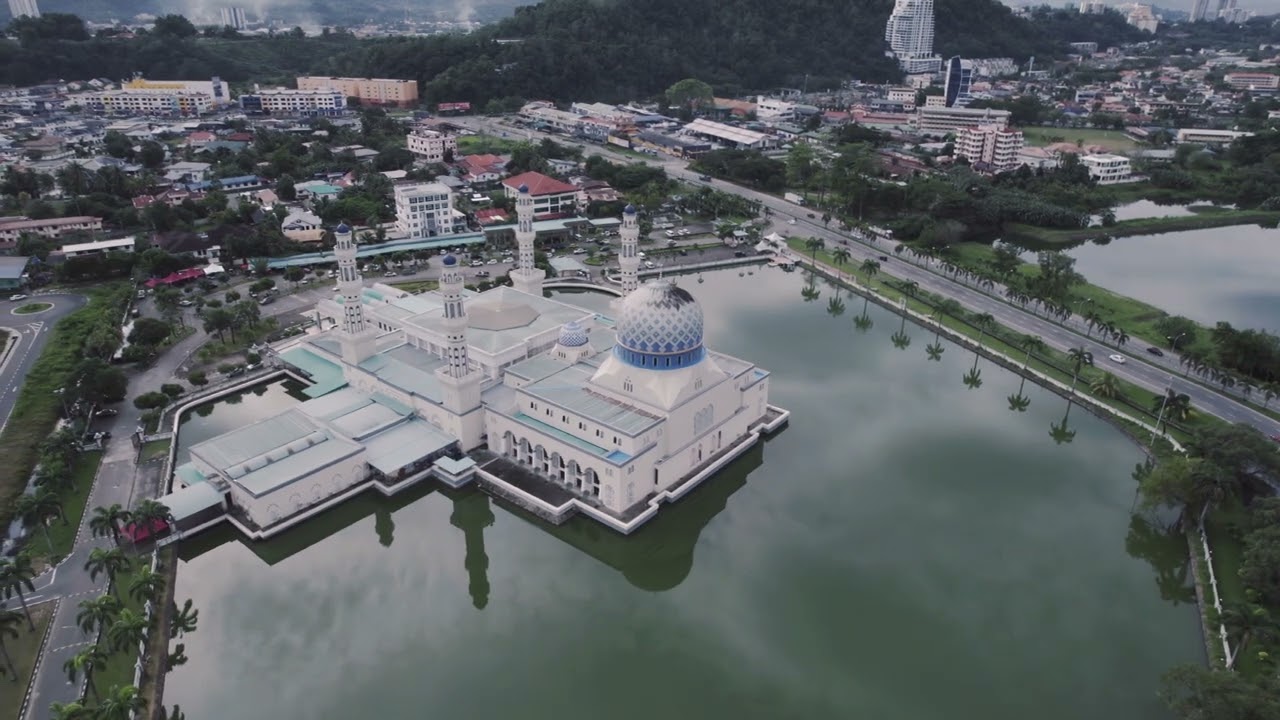 masjid bandaraya kota kinabalu in a glimps
