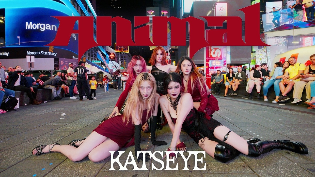 [DANCE IN PUBLIC NYC | TIMES SQUARE | ONE TAKE] KATSEYE (캣츠아이) - ‘Animal’ | Dance Cover by GRL1S