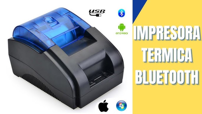 Impresora Térmica Portátil 58mm - USB Bluetooth