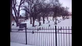 The Snow Seizes in Minot North Dakota - U.S.A