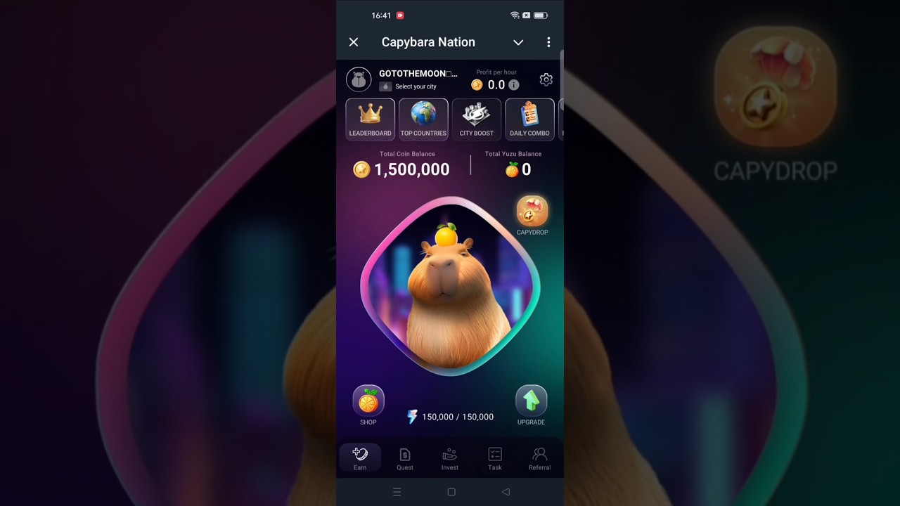 CAPYBARA AIRDROP TELEGRAM (direct access link in description) 