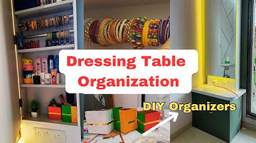Dressing Table Organization | Tips to organize small dressing table  | My Dressing Table Tour