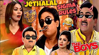 Jethalal Thug Life Compilation| Funniest ? Sigma Attitude Rules| Tmkoc Memes