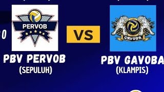 Turnamen Hut Ri Cup 2 Set 1 Pervob Sepuluh Vs Gavoba Kldanis