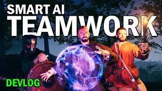 How I Made Smart Enemy AI Work Together as a Team | DevLog 11