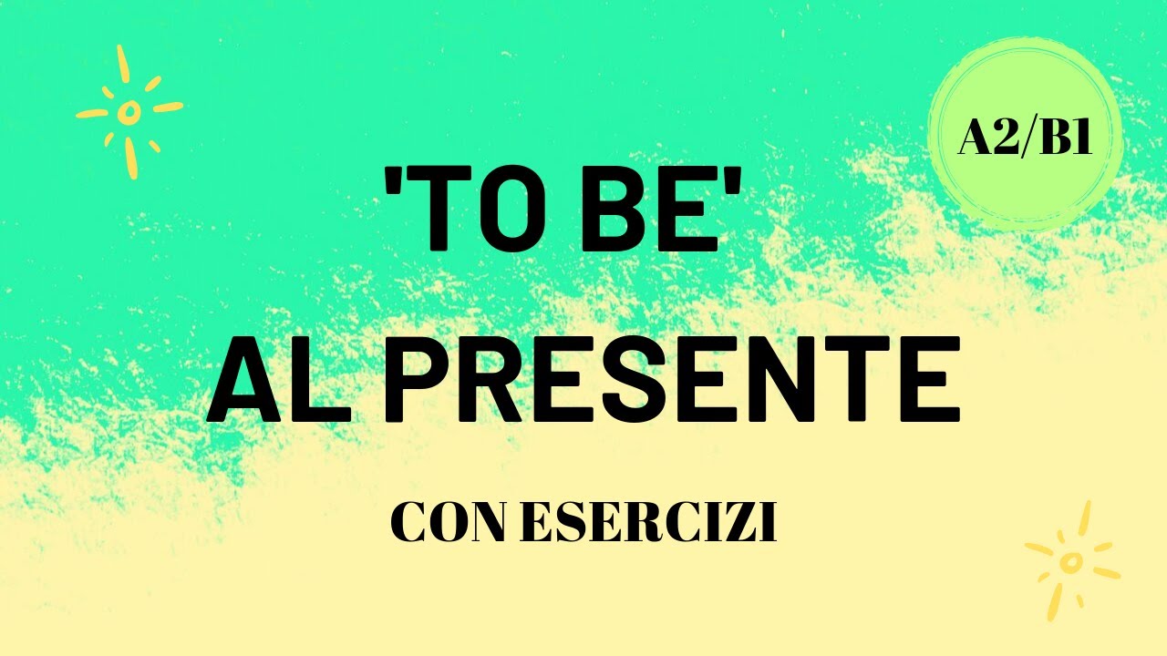 Verbo Essere Forma Affermativa In Inglese VERBO ESSERE AL PRESENTE (FORMA AFFERMATIVA) in inglese (TO BE) - YouTube