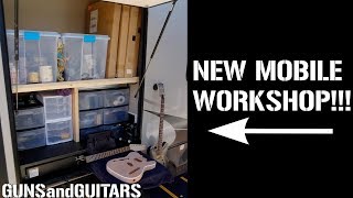 My Tiny New GUITAR Workshop (ONLY 8sq.ft!!!!)