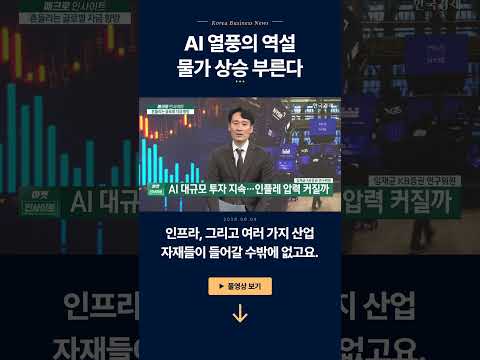 AI 열풍의 역설...물가 상승 부른다ㅣ임재균 KB증권 연구위원