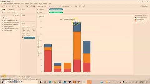 100% Stacked Bar Chart in Tableau