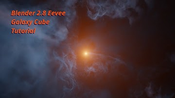 Blender 2.8 Eevee Volume Galaxy Cube Volume I