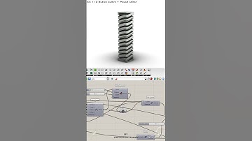 Grasshopper - EX 113 - Blend curve + Polar array