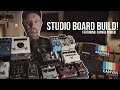 Studio pedalboard build  wthe new walrus audio canvas power 5 and 8