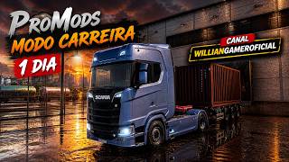 PROMODS MODO CARREIRA #1 🚛 COMEÇANDO DO ZERO! ETS2 (SnowMoon, Rashed e PNG) + FORMULA 1 2025