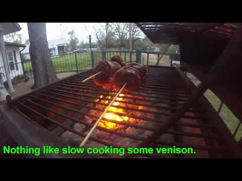 Venison Steaks On The Grill With Bow D Up Outdoors-11-08-2015