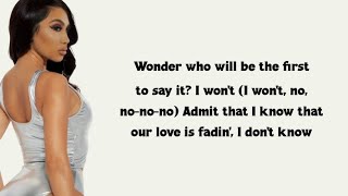 Queen Naija - Fading Away (lyrics)