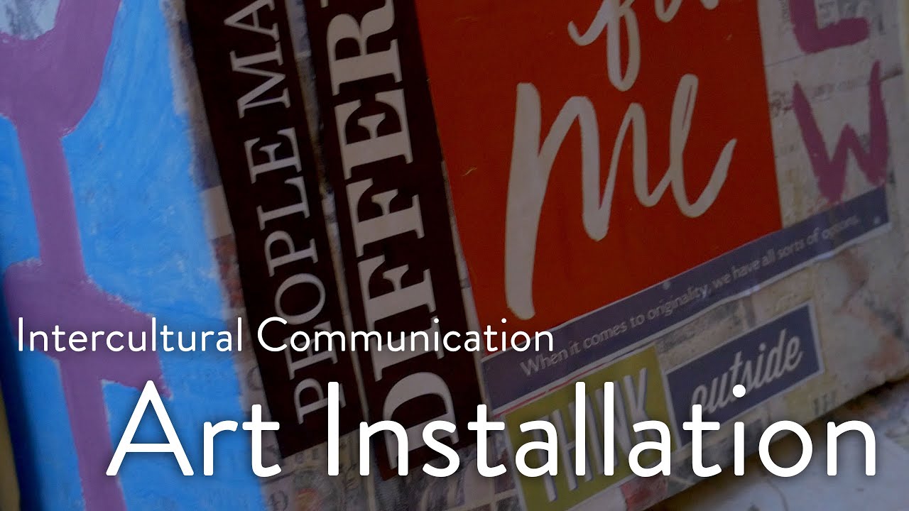 Art Installation for Intercultural Communication