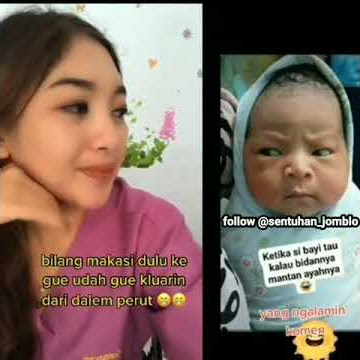 ketika si bayi tau kalau bidannya mantan ayahnya