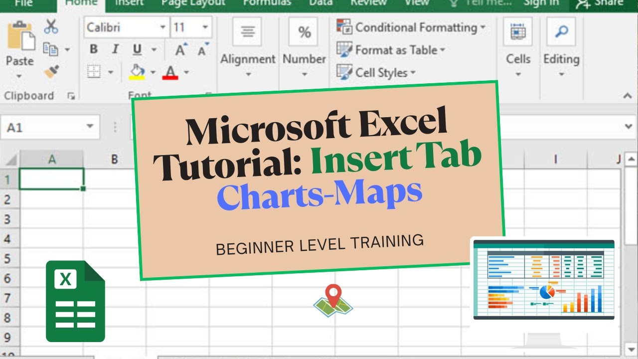 Microsoft Excel Insert Tab Explained | Maps