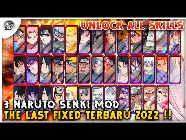 Efek Skillnya Mantap Bgt !! 3 Naruto Senki Mod The Last Fixed Terbaru Full Character 2022 #6 class=