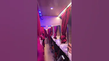 V Kaveri Travels inside of the bus Non AC sleeper/semi sleeper #trending  #vkaveri #travel