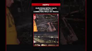 Gurugram Metro Halts For 40 Minutes Amid Power Cut, Commuters Walk On Tracks
