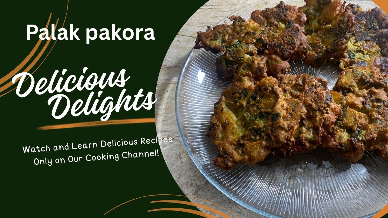 Palak pakora recpie by best cooking