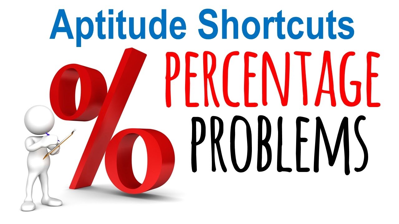 Percentage problems tricks and shortcuts - YouTube